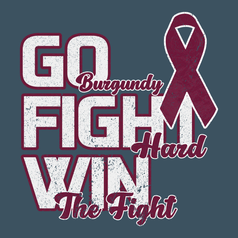 Go Burgundy Fifht Hard Win The Fight Urban Heavy Tee by Bettercallsaul | Teevron