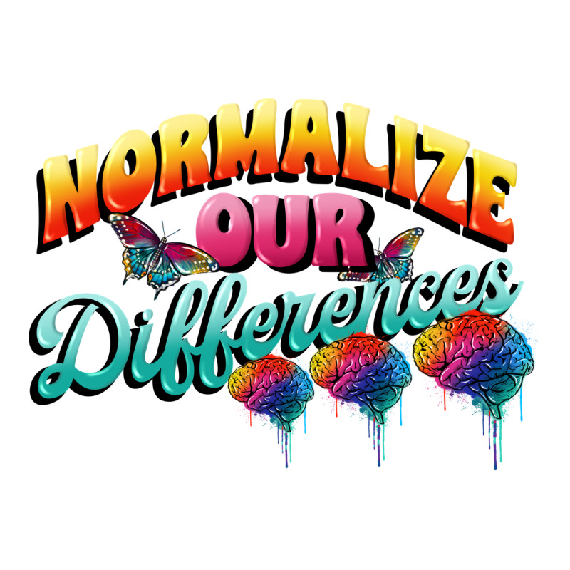 Normalize Our Differences Autism Zipper Hoodie by FaDigitalArtStudio | Teevron