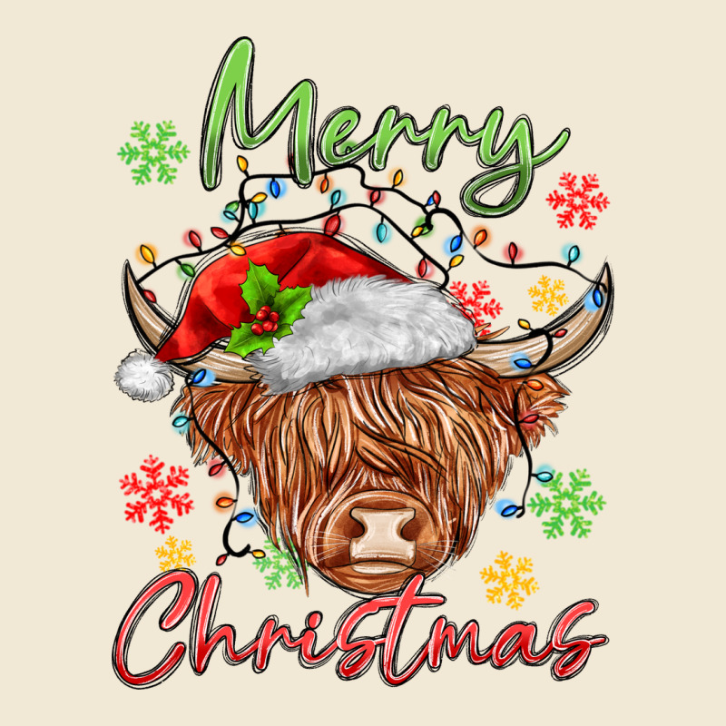 Merry Christmas Cow Premium Tee by MaliasSmallBusiness | Teevron