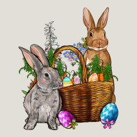 Bunnys Carrots Eggs With Basket Easter Heavy Core Tee | Teevron