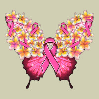 Pink Ribbon Breast Cancer Butterfly Heavy Core Tee | Teevron