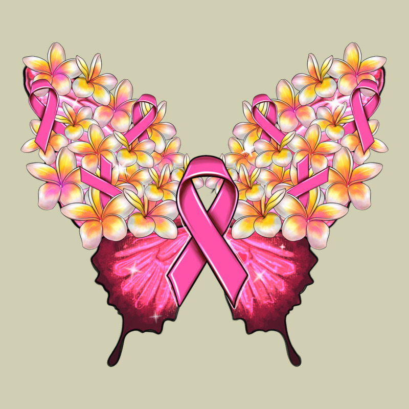 Pink Ribbon Breast Cancer Butterfly Heavy Core Tee by NancyCooperArtShop | Teevron