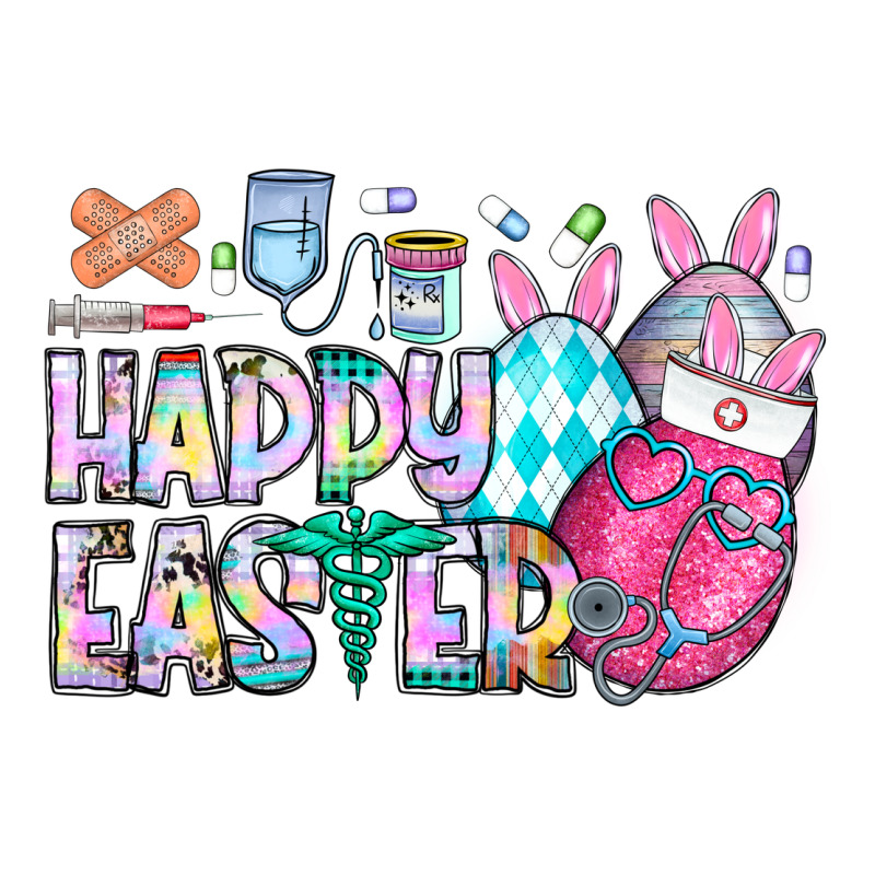 Happy Easter Nurse Premium Sweatshirt by CowhideDigitalArt | Teevron