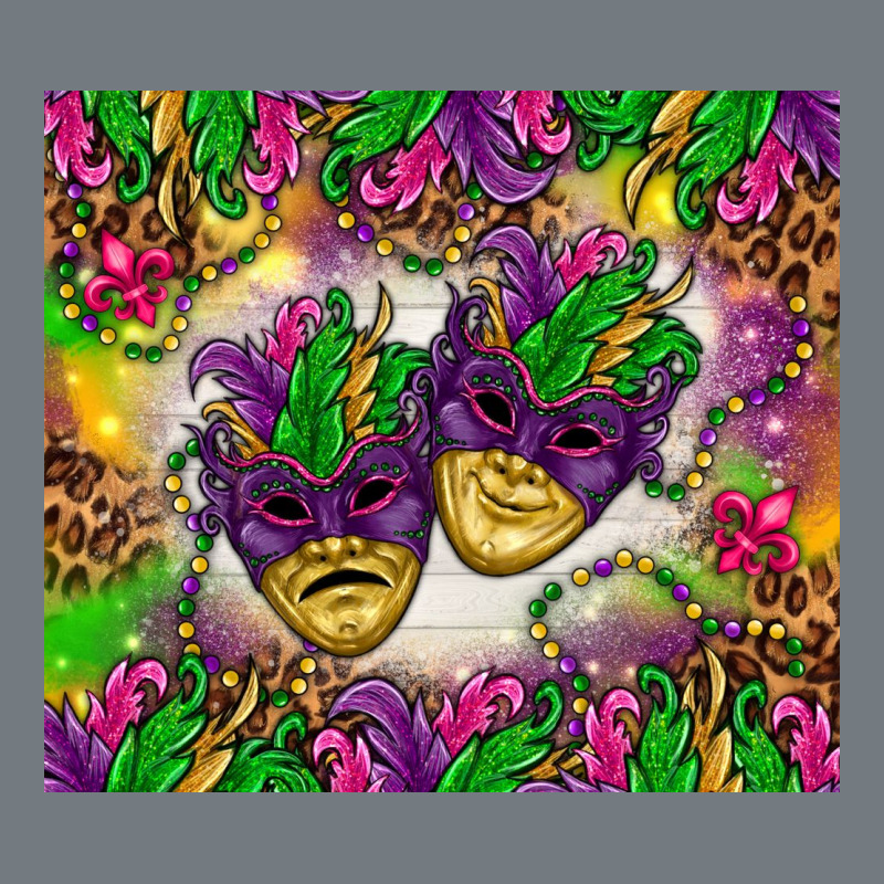 Mardi Gras Masks Tumbler Heavyweight Sweatshirt by HowdyJamesFarm | Teevron