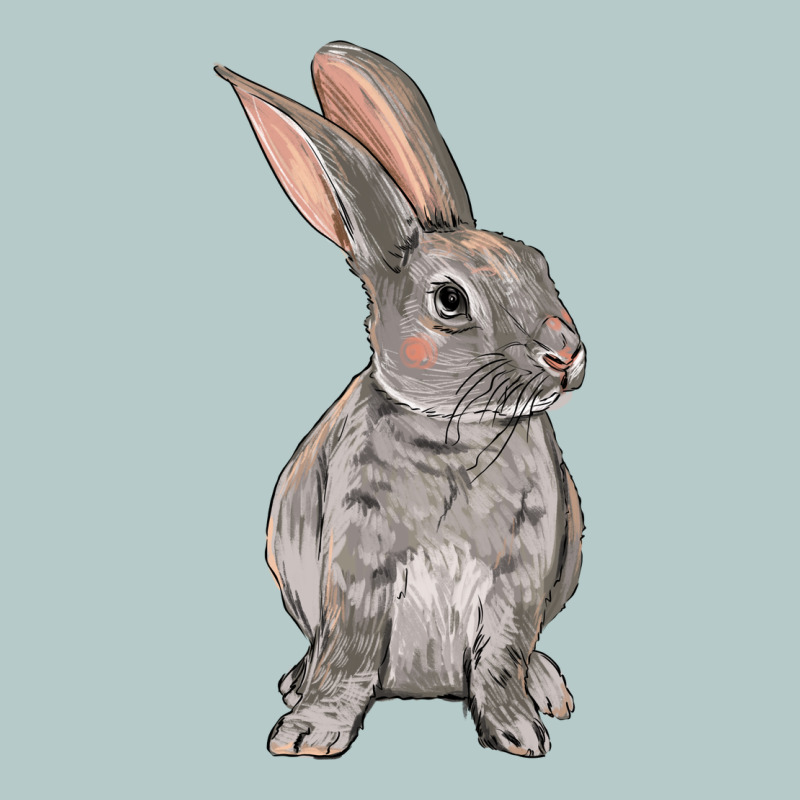 Easter Bunny Heavy Core Tee by NancyCooperArtShop | Teevron