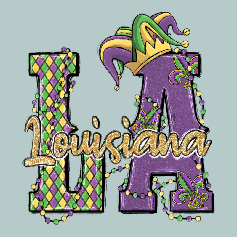 Louisiana Mardi Gras Heavy Core Tee by MaliasSmallBusiness | Teevron
