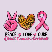 Peace Love Cure Breast Cancer Classic Tee | Teevron