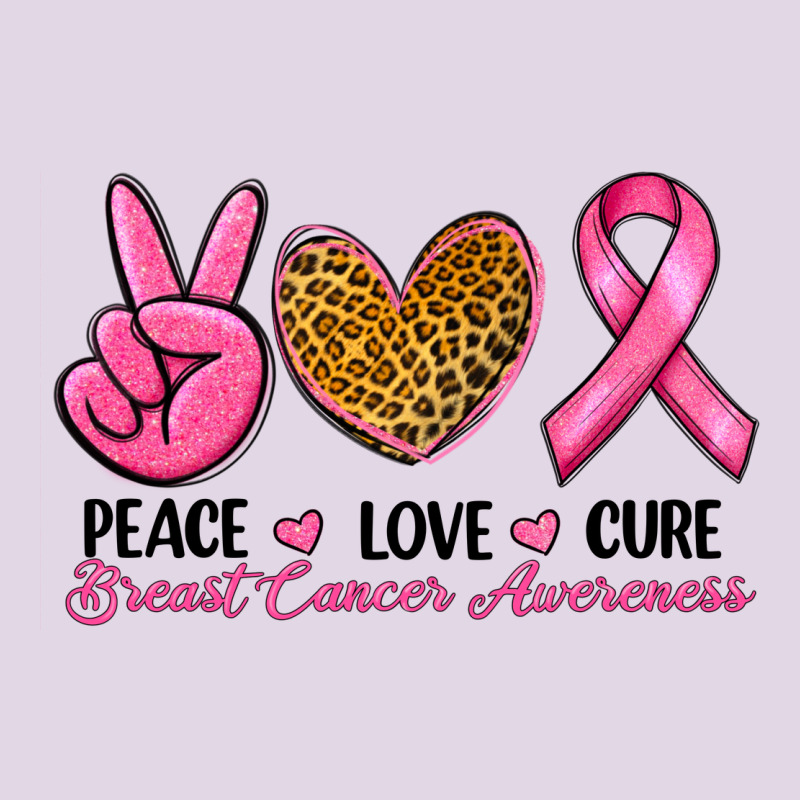 Peace Love Cure Breast Cancer Classic Tee by RanaPortraitStore | Teevron