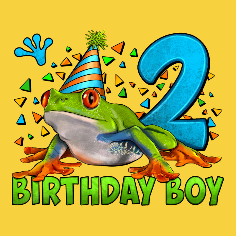 Birthday Boy Frog Age 2 Premium Sweatshirt by LillyAllenDesigns | Teevron