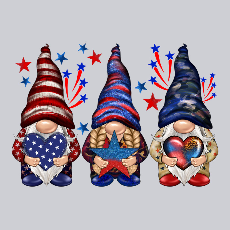 4th Of July Gnomies With Stars Heavyweight Sweatshirt by HowdyJamesFarm | Teevron