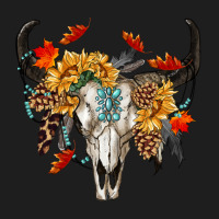 Fall Bull Skull Classic Tee | Teevron