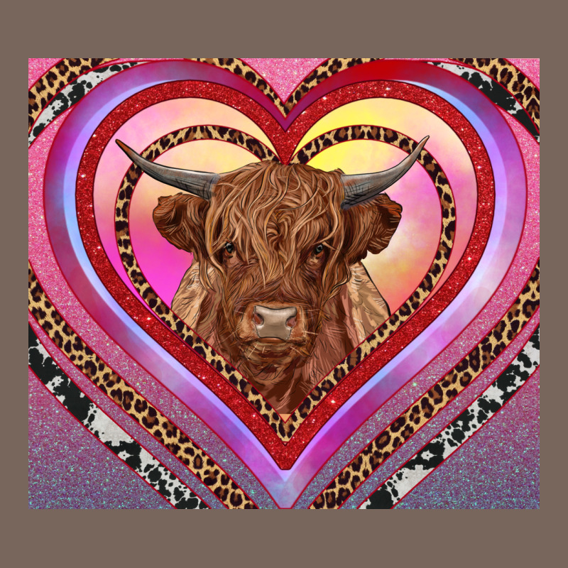 Highland Cow Valentine's Day Premium Hoodie by RanaPortraitStore | Teevron