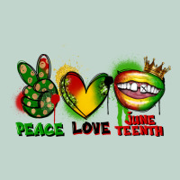 Peace Love Juneteenth Zipper Hoodie | Teevron
