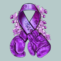 Domestic Violence Warrior Purple Ribbon Heavy Core Tee | Teevron