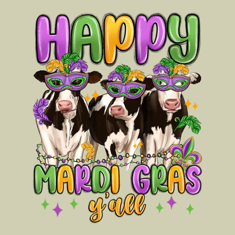 Happy Mardi Gras Y'all Heavy Core Tee by MaliasSmallBusiness | Teevron