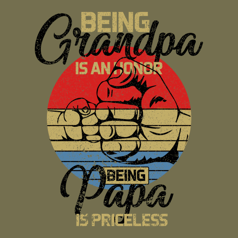 Being Grandpa İs An Honor Being Papa İs Priceless Vintage Hoodie by Bettercallsaul | Teevron