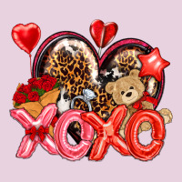 Xo Xo With Leopard And Cowhide Heart Ladies Tee | Teevron