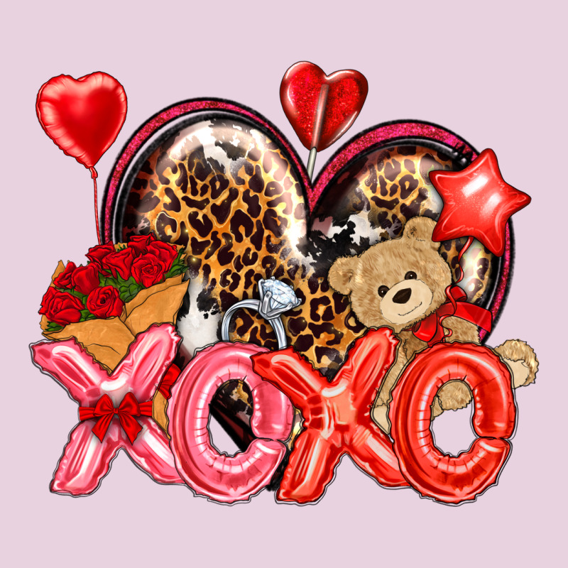 Xo Xo With Leopard And Cowhide Heart Ladies Tee by NancyCooperArtShop | Teevron