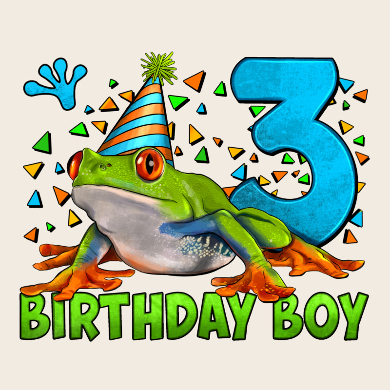 Birthday Boy Frog Age 3 Premium Sweatshirt by LillyAllenDesigns | Teevron