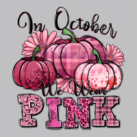 In October We Wear Pink Pumpkin Long Sleeve Tee | Teevron