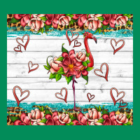 Flamingo With Tropical Flowers Urban Hoodie | Teevron