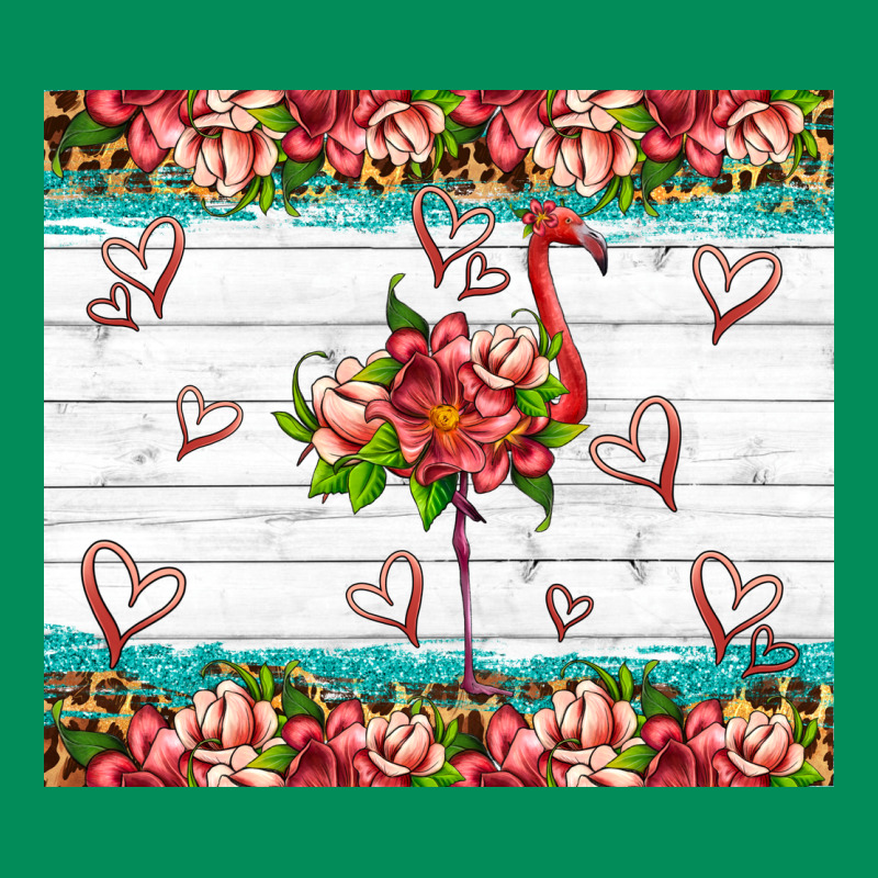 Flamingo With Tropical Flowers Urban Hoodie by Artiststas | Teevron