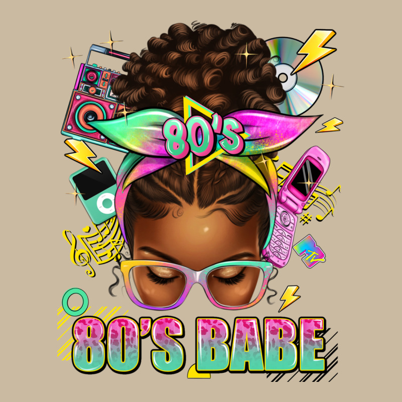80's Babe Afro Messy Bun Long Sleeve Tee by texasbilliewilder | Teevron