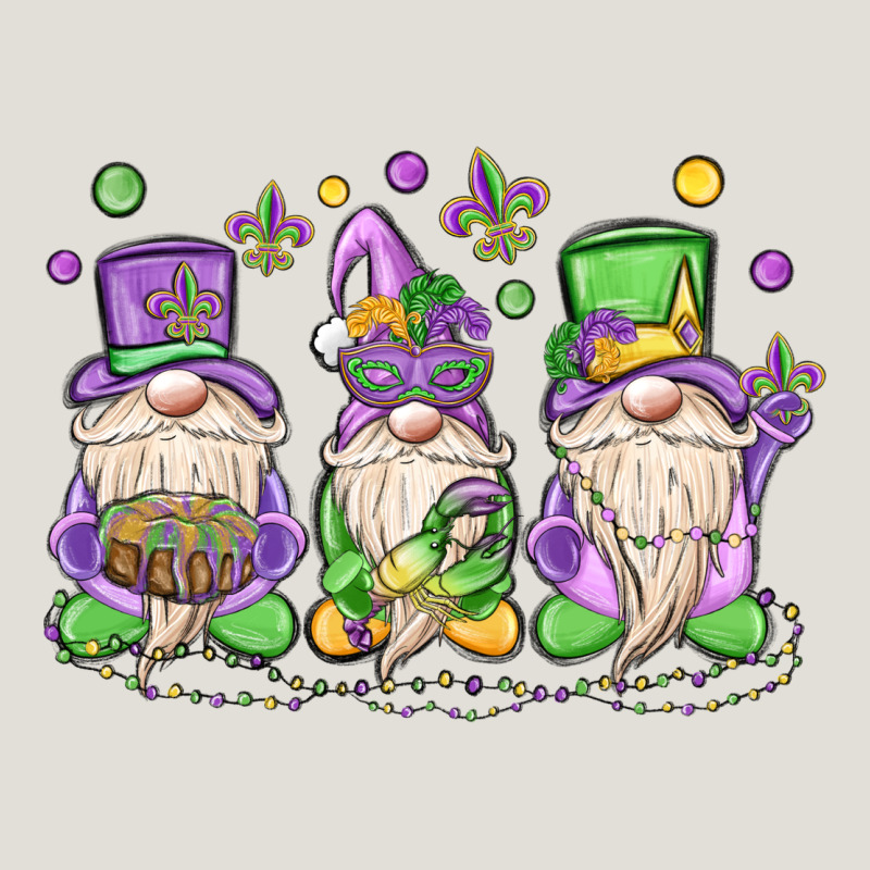 Mardi Gras Gnomes Heavy Core Tee by MaliasSmallBusiness | Teevron