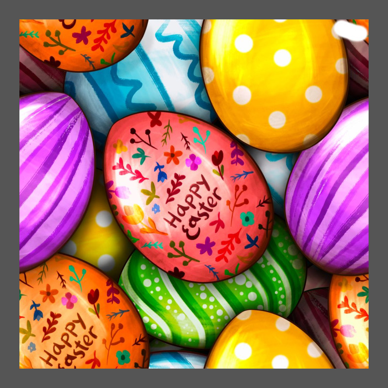 Happy Easter Eggs Seamless Pattern Zipper Hoodie by BundleAndBundleShop | Teevron