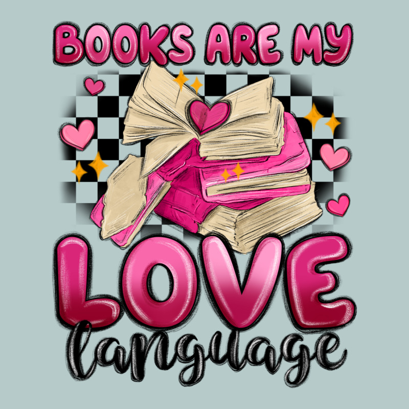 Books Are My Love Language Heavy Core Tee by MaliasSmallBusiness | Teevron
