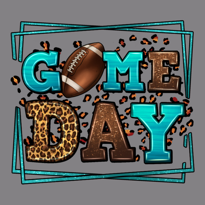 Game Day American Football Leopard Frame Heavyweight Hoodie by LillyAllenDesigns | Teevron