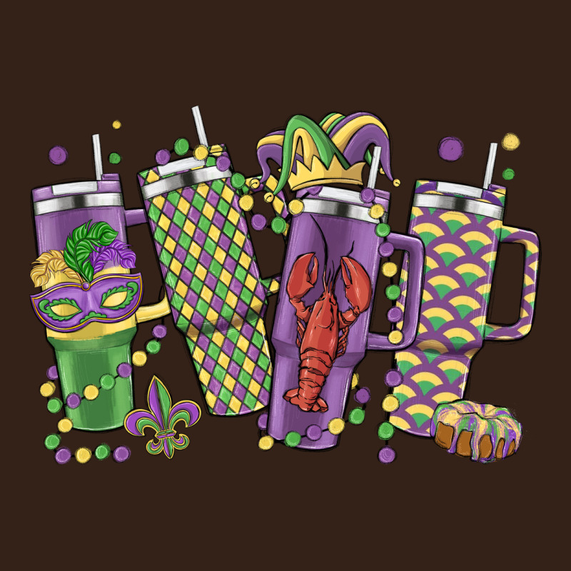 Mardi Gras Coffee Heavy Core Tee by MaliasSmallBusiness | Teevron