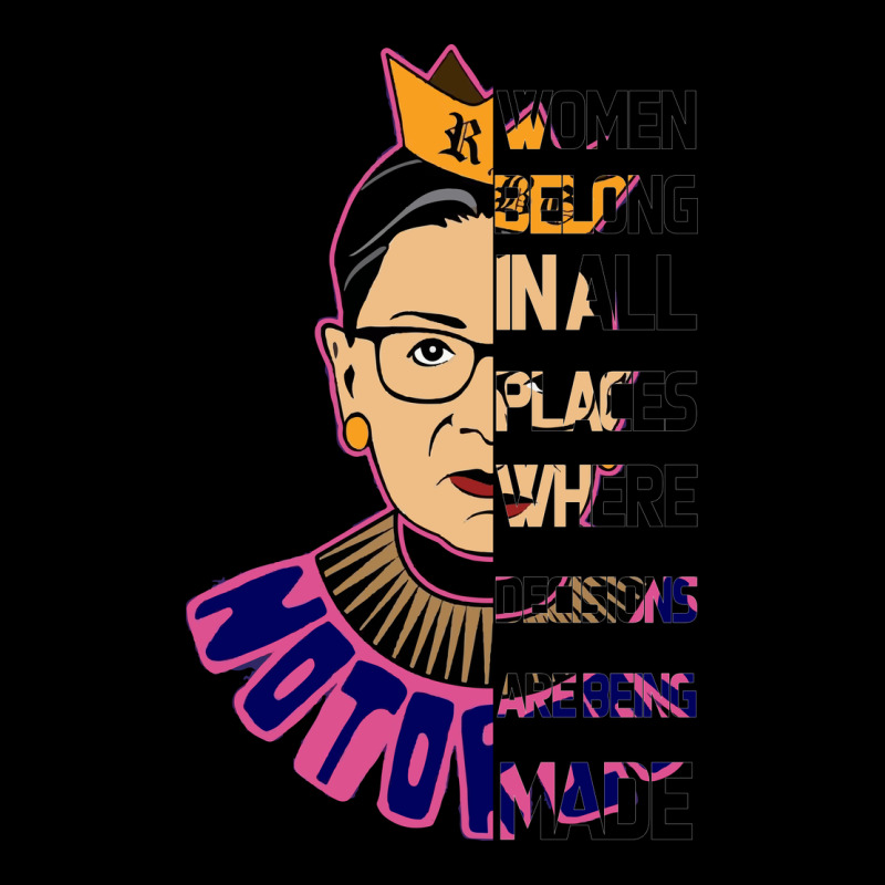 Rbg Ruth Bader Ginsburg Women Belong In All Places Urban Heavy Tee by Bettercallsaul | Teevron