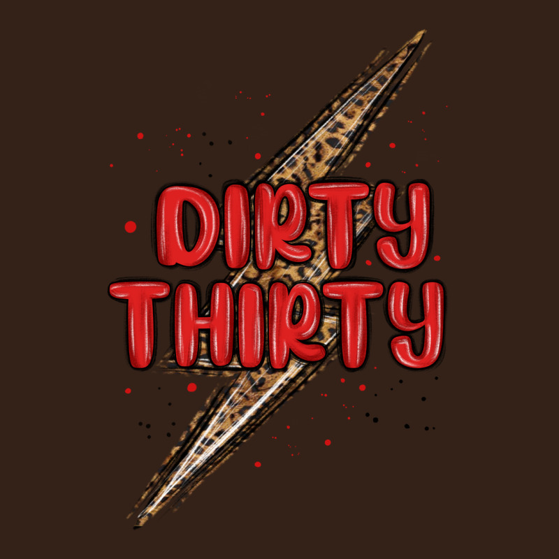 Dirty Thirty Lightning Bolt Heavy Core Tee by MaliasSmallBusiness | Teevron