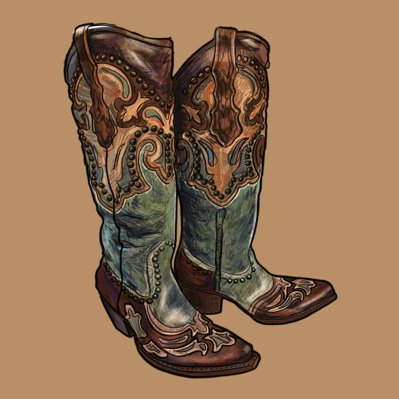 Cowgirl Boots Vintage Hoodie by RanaPortraitStore | Teevron