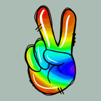 Rainbow Peace Sign Classic Tee | Teevron