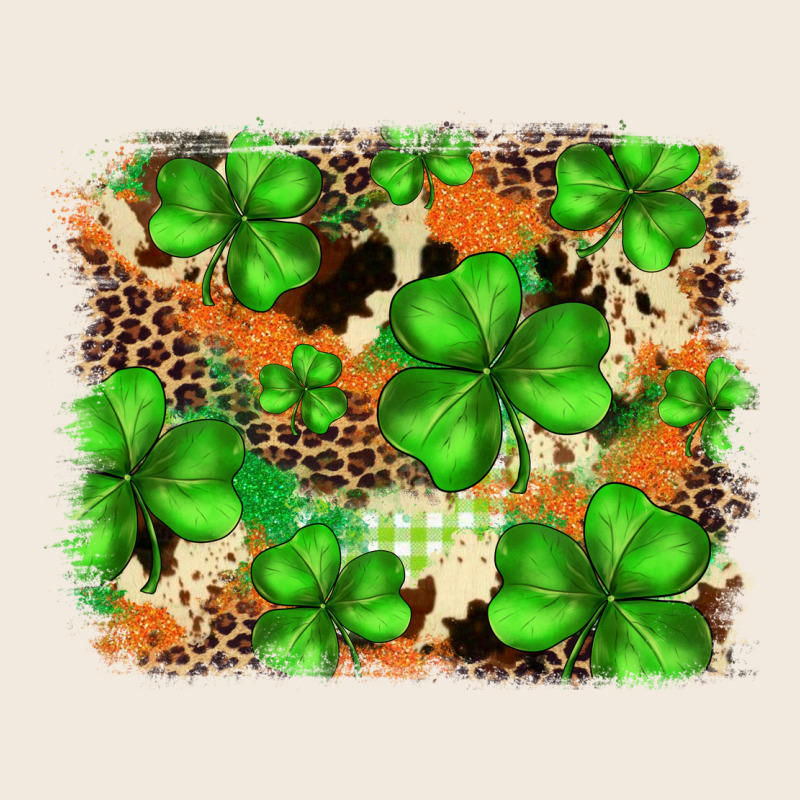St.patricks Plaid  Green Glitter Cowhide  Leopard Zipper Hoodie by FaDigitalArtStudio | Teevron