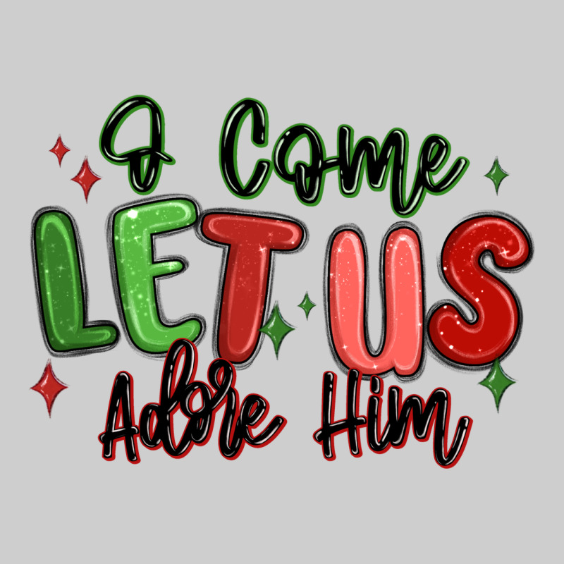O Come Let Us Adore Him Christmas Premium Tee by MaliasSmallBusiness | Teevron