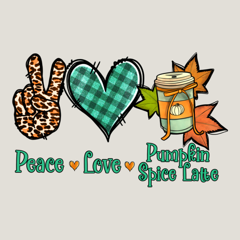 Peace Love Pumpkin Spice Latte Heavy Core Tee by NancyCooperArtShop | Teevron