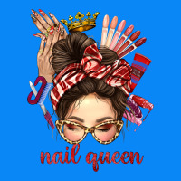 Nail Queen Messy Bun With Crown Bbs Zipper Hoodie | Teevron