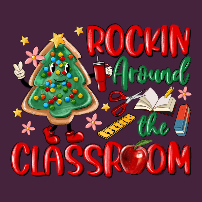Rockin Around The Clasroom Teacher Premium Tee by MaliasSmallBusiness | Teevron
