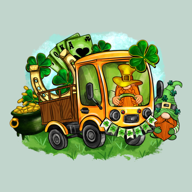 Truck Saint Patrick's Day Zipper Hoodie by FaDigitalArtStudio | Teevron