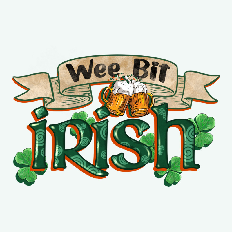 Wee Bit Irish St Patricks Day Premium Hoodie by FaDigitalArtStudio | Teevron