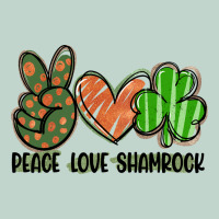 Peace Love Shamrock Zipper Hoodie | Teevron