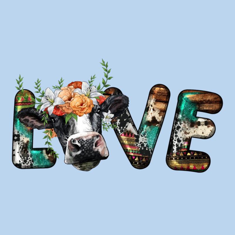 Love With Holstein Cow Classic Tee by BarkalooDesign | Teevron