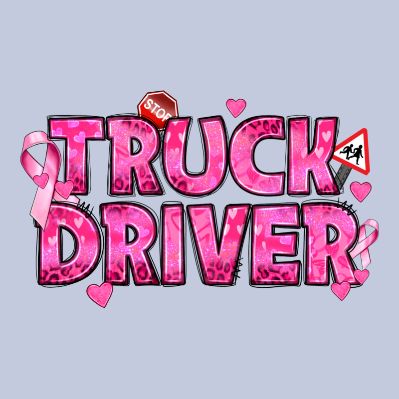 Breast Cancer Truck Driver Long Sleeve Tee by texasbilliewilder | Teevron