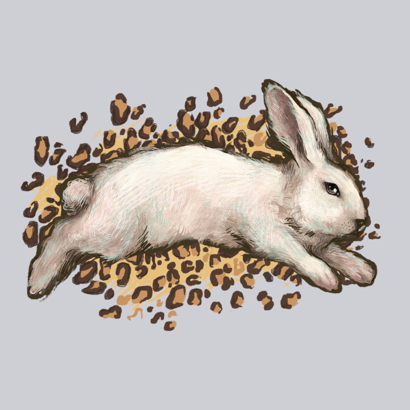 Bunny Rabbit Leopard Easter Day Heavyweight Sweatshirt by HowdyJamesFarm | Teevron