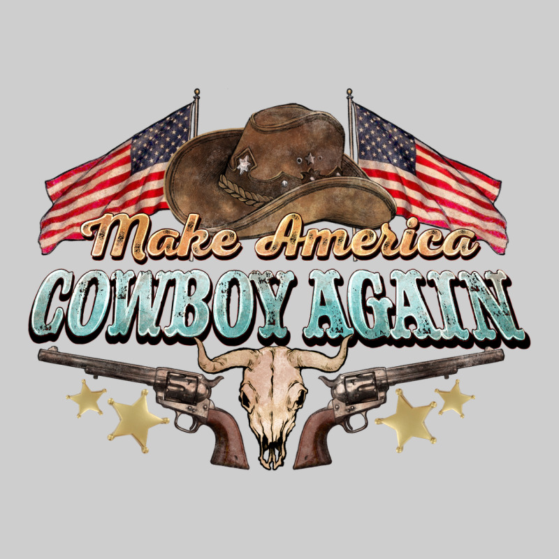 Make America Cowboy Again Premium Tee by NancyCooperArtShop | Teevron