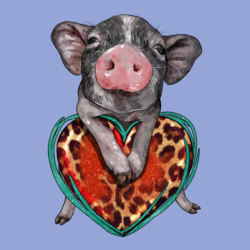 Baby Pig With Leopard Heart Classic Tee by BarkalooDesign | Teevron