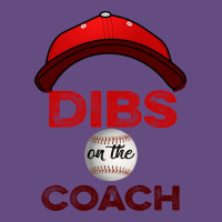 Dibs On The Coach Baseball Vintage Hoodie | Teevron